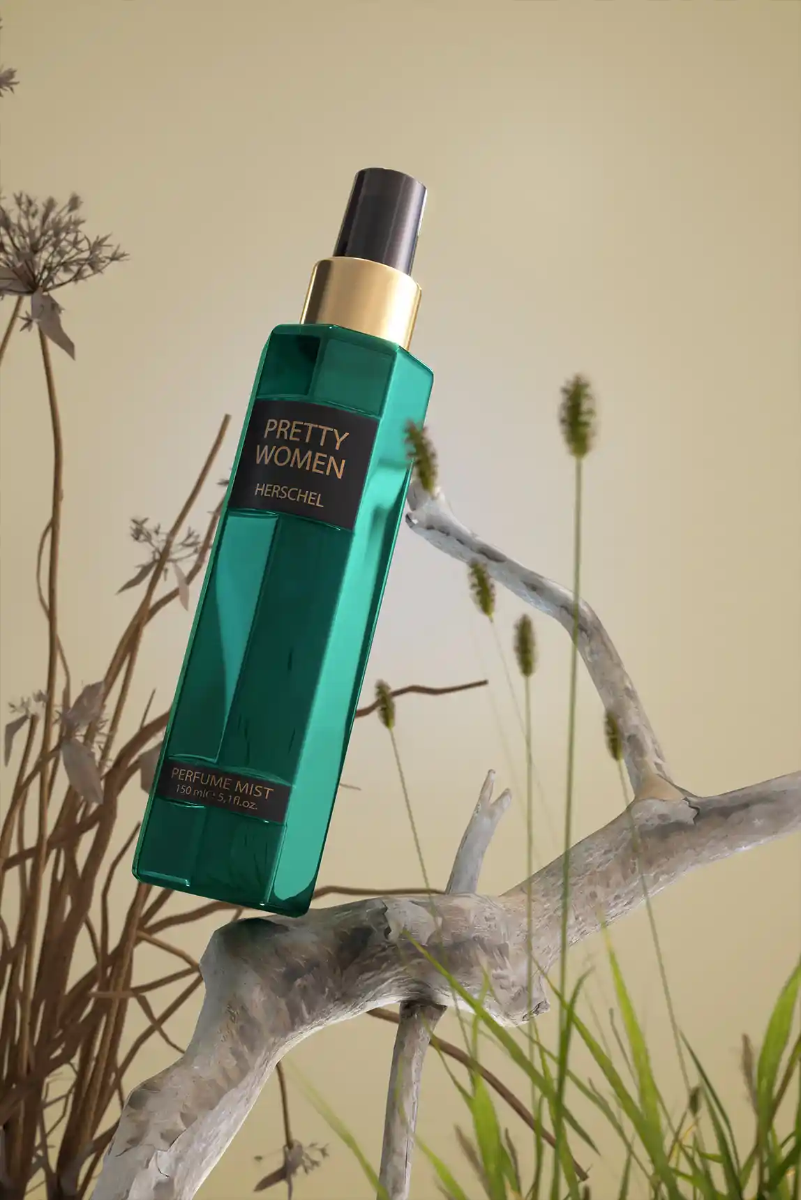 Gabrini Perfume Mist Vücut Spreyi — 4 Sahne - 3D Ürün Modelleme & 5K Render • 4 Sahne - Sahne 1 | Sönmez Tasarım